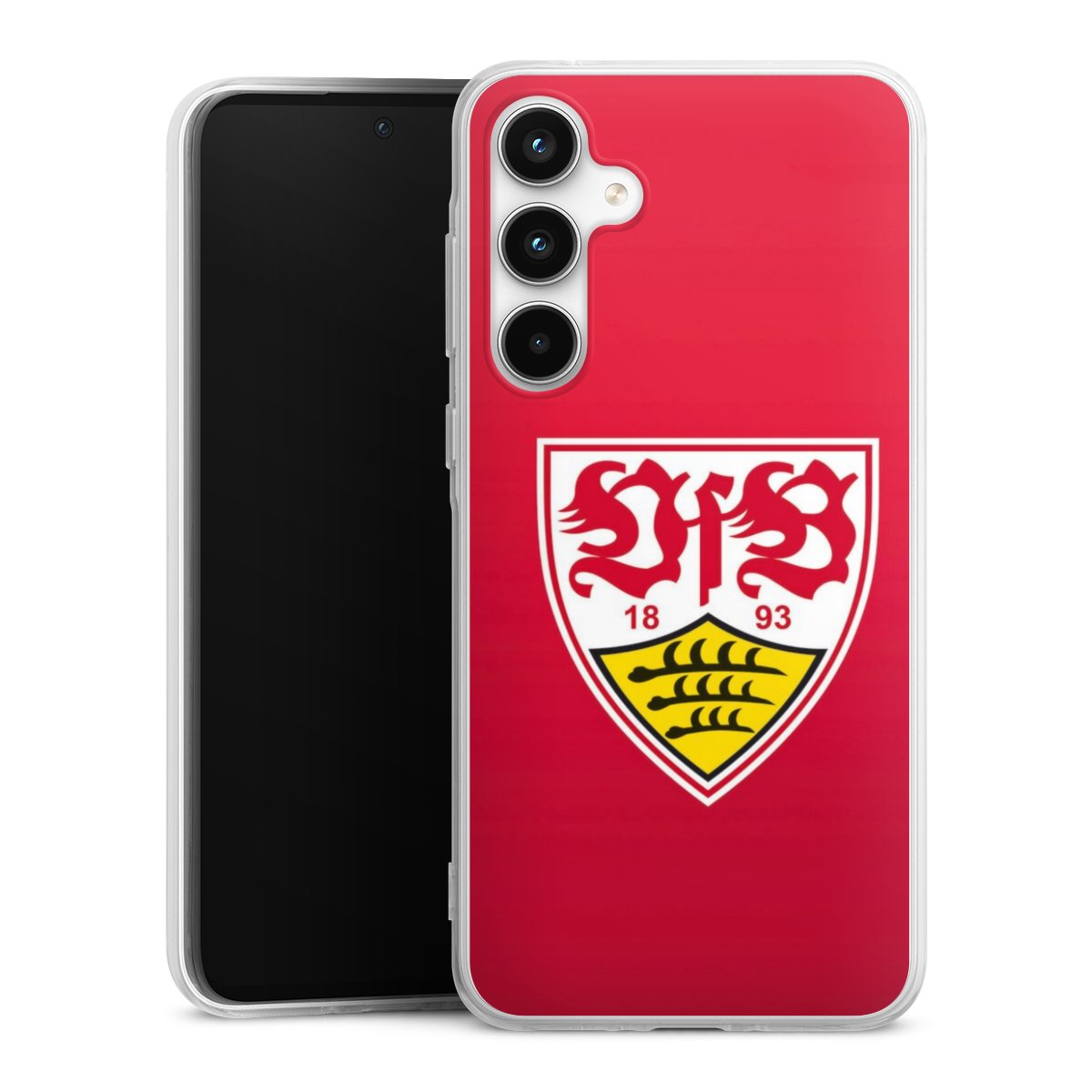 Galaxy A35 5G Handy Silikon Hülle Case transparent Handyhülle Official Licensed Product Vfb Stuttgart Silikon Case