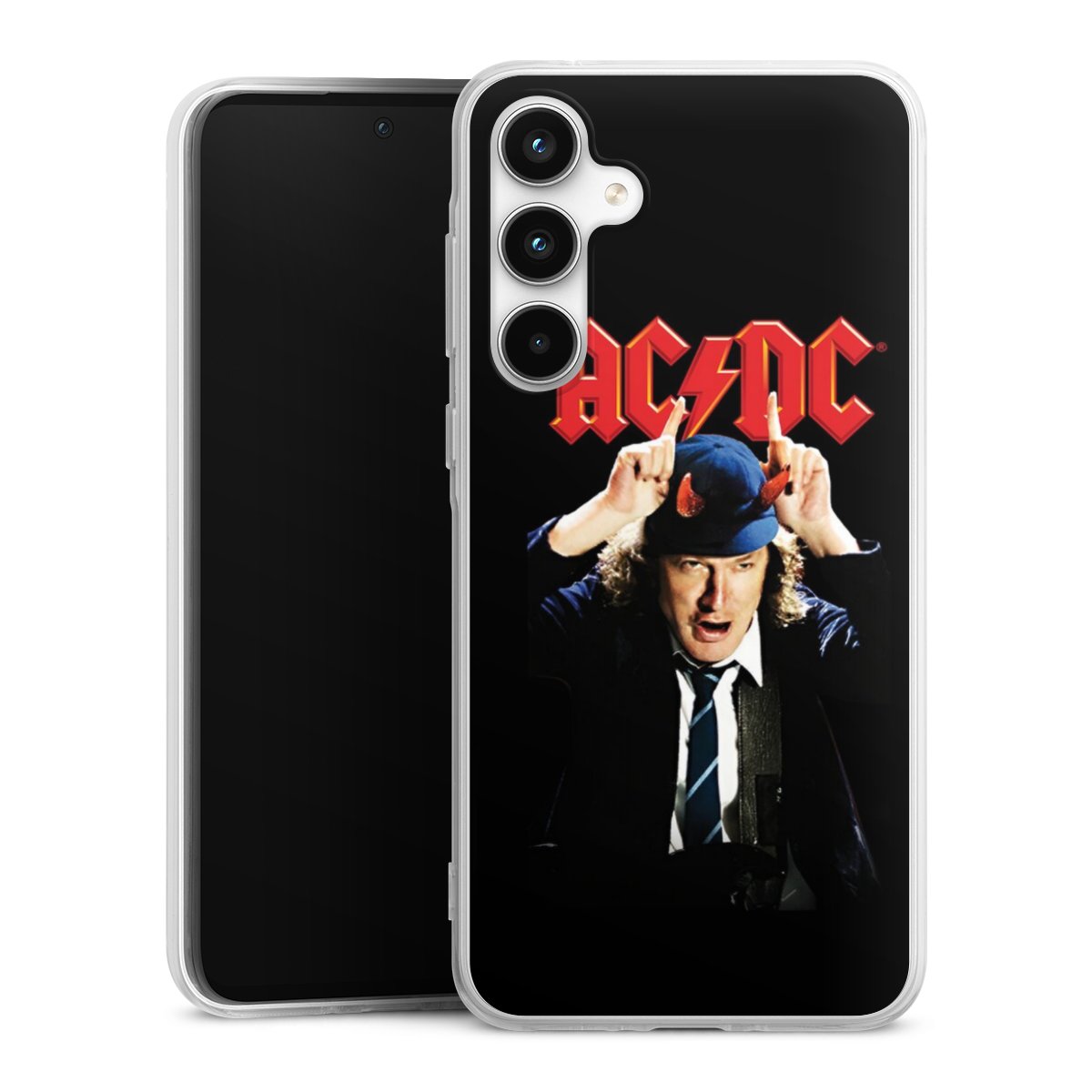 Galaxy A35 5G Handy Silikon Hülle Case transparent Handyhülle Merchandise Acdc Riverplate Silikon Case