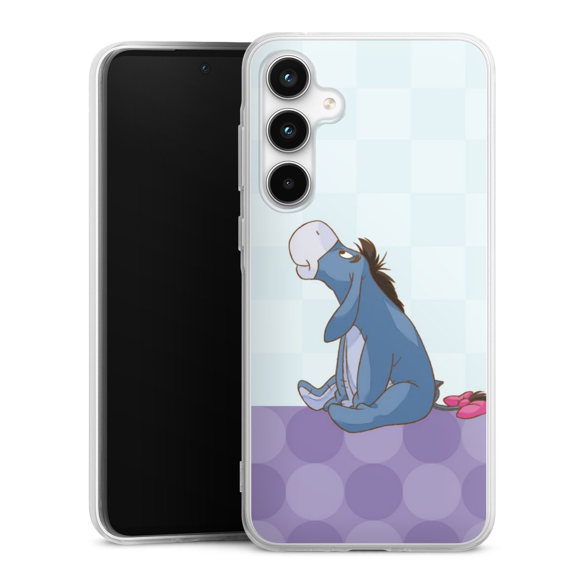 Galaxy A35 5G Handy Silikon Hülle Case transparent Handyhülle Disney Donkey Winnie The Pooh Silikon Case