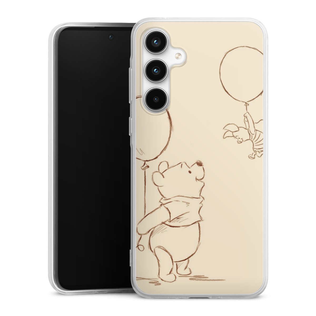 Galaxy A35 5G Handy Silikon Hülle Case transparent Handyhülle Official Licensed Product Winnie The Pooh Disney Silikon Case