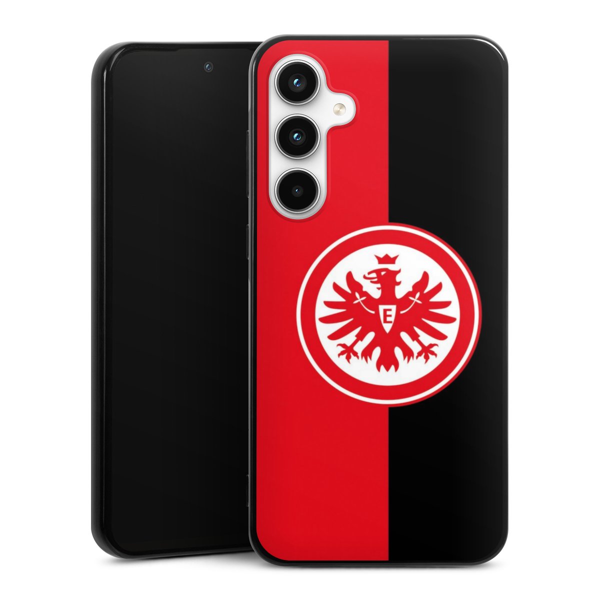 Galaxy A35 5G Handy Silikon Hülle Case schwarz Handyhülle Official Licensed Product Eintracht Frankfurt Sge