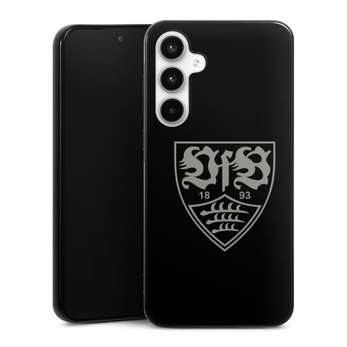 Galaxy A35 5G Handy Silikon Hülle Case schwarz Handyhülle Official Licensed Product Vfb Stuttgart