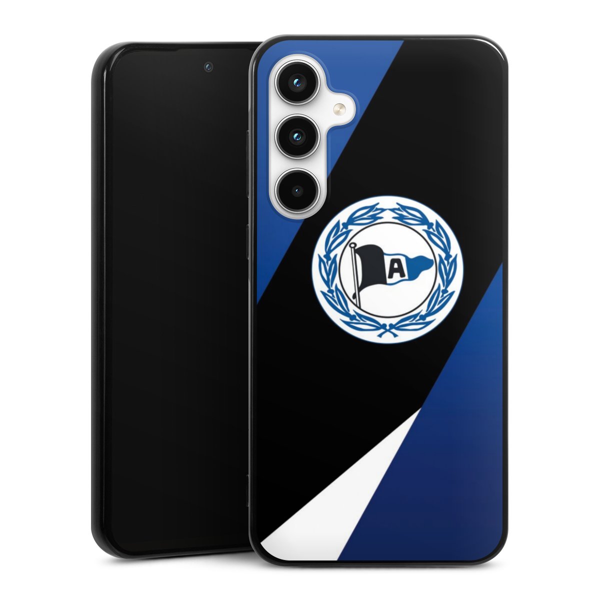 Galaxy A35 5G Handy Silikon Hülle Case schwarz Handyhülle Official Licensed Product Arminia Bielefeld Dsc