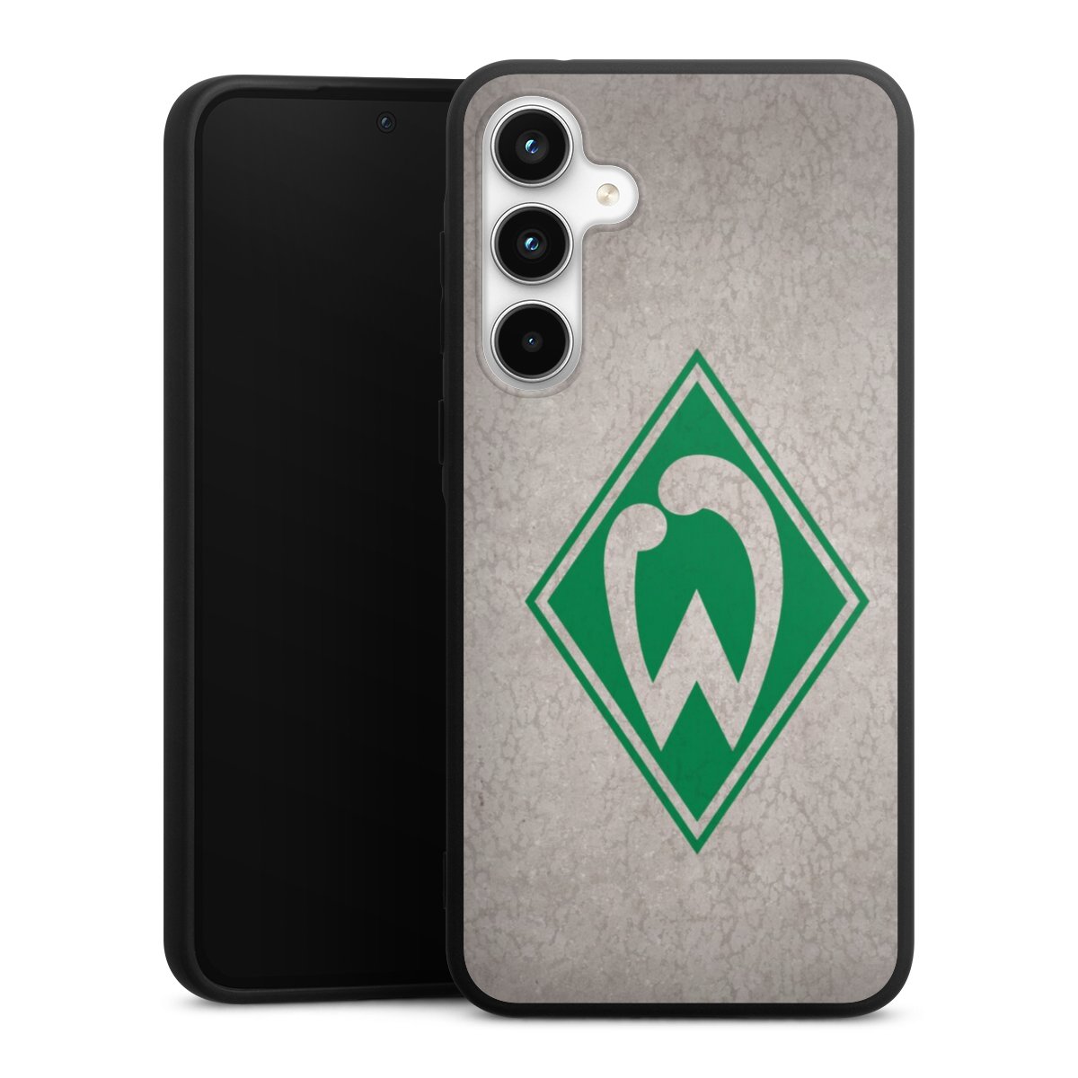 Galaxy A35 5G Handy Premium Silikon Hülle Handyhülle schwarz Case Sv Werder Bremen Concrete Official Licensed Product Silikon Premium Case