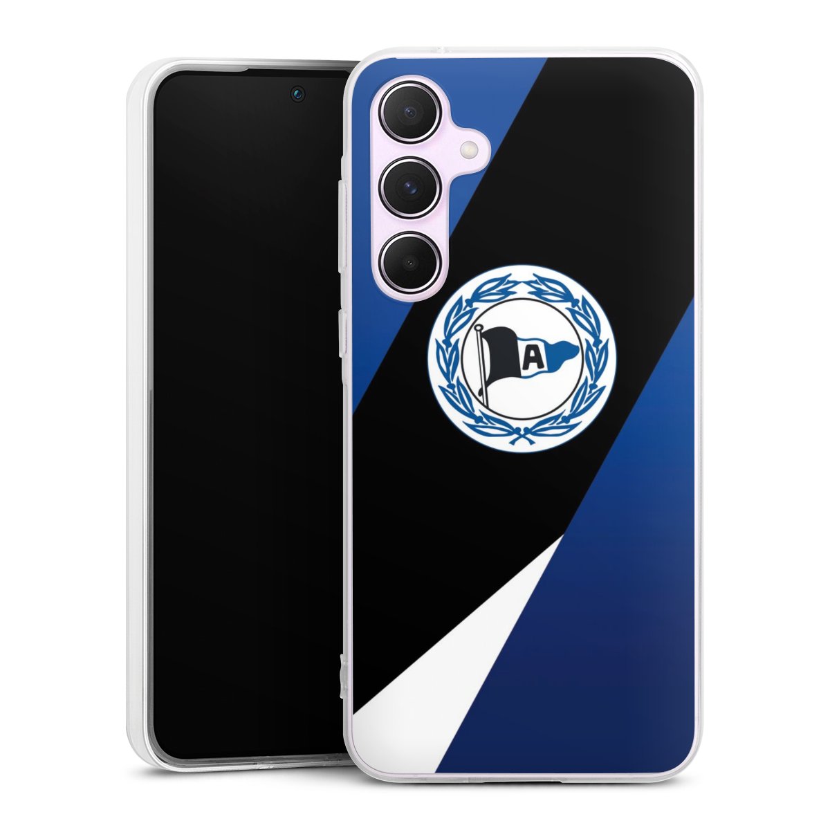 Galaxy A55 5G Handy Silikon Hülle Case transparent Handyhülle Official Licensed Product Arminia Bielefeld Dsc Silikon Case