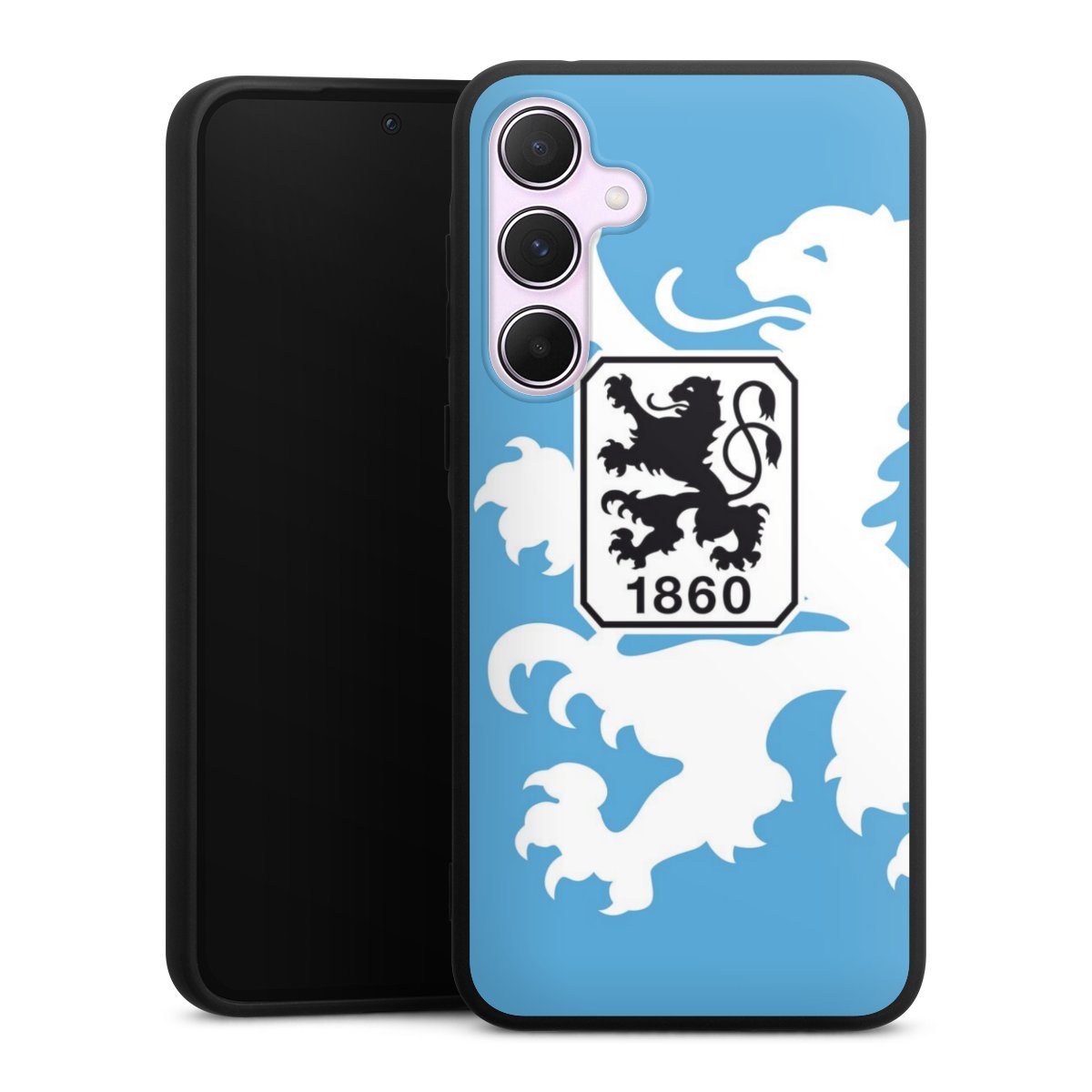 Galaxy A55 5G Handy Premium Silikon Hülle Handyhülle schwarz Case Coat Of Arms Official Licensed Product Silikon Premium Case