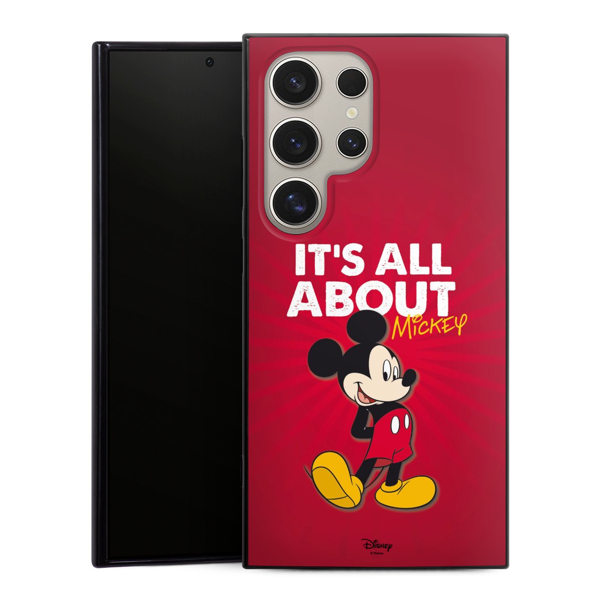 Galaxy S24 Ultra Handy Silikon Hülle Case schwarz Handyhülle Mouse Disney Official Licensed Product