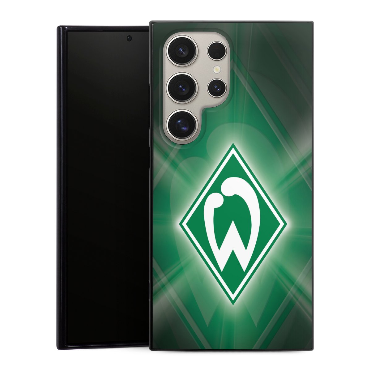 Galaxy S24 Ultra Handy Silikon Hülle Case schwarz Handyhülle Sv Werder Bremen Official Licensed Product Coat Of Arms