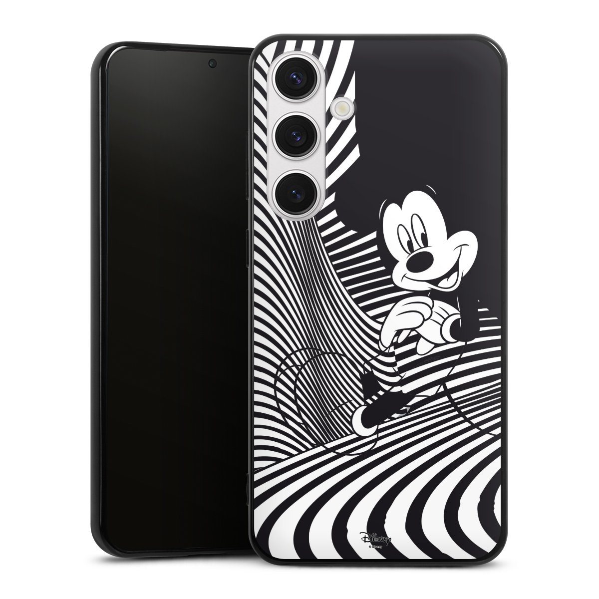 Galaxy S24+ Handy Silikon Hülle Case schwarz Handyhülle Disney Official Licensed Product Mickey Mouse