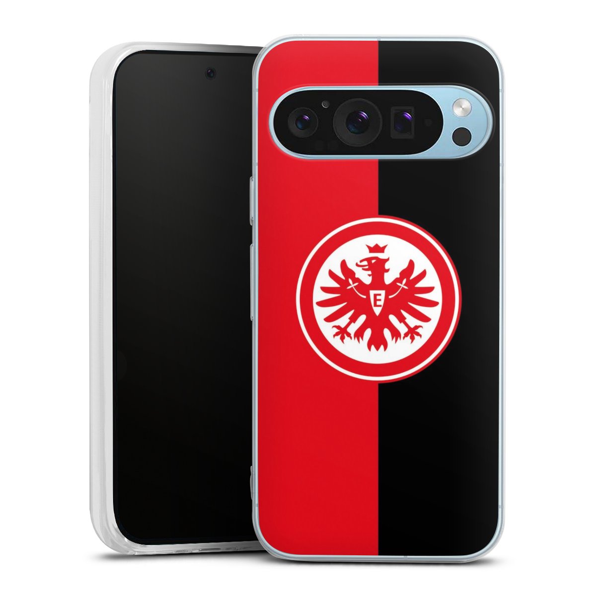 Google Pixel 9 Handy Silikon Hülle Case transparent Handyhülle Official Licensed Product Eintracht Frankfurt Sge Silikon Case