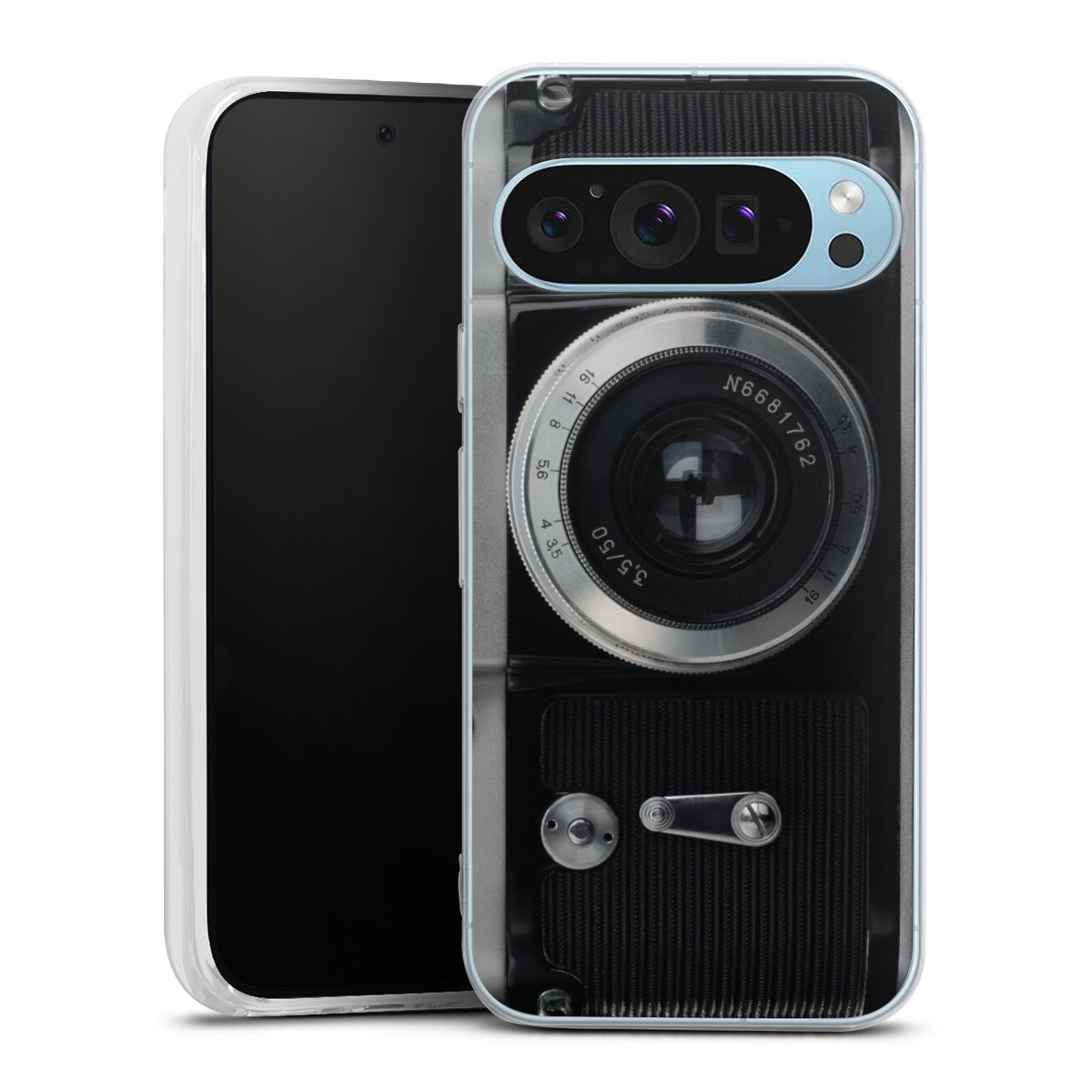 Google Pixel 9 Handy Silikon Hülle Case transparent Handyhülle Lens Camera Photography Silikon Case