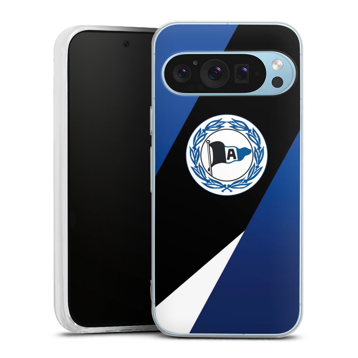 Google Pixel 9 Handy Silikon Hülle Case transparent Handyhülle Official Licensed Product Arminia Bielefeld Dsc Silikon Case