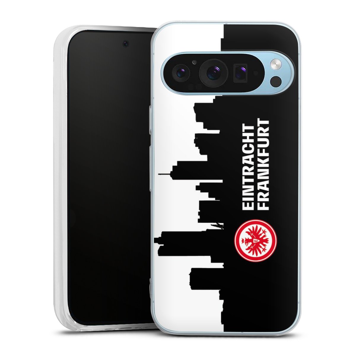 Google Pixel 9 Handy Silikon Hülle Case transparent Handyhülle Sge Eintracht Frankfurt Official Licensed Product Silikon Case