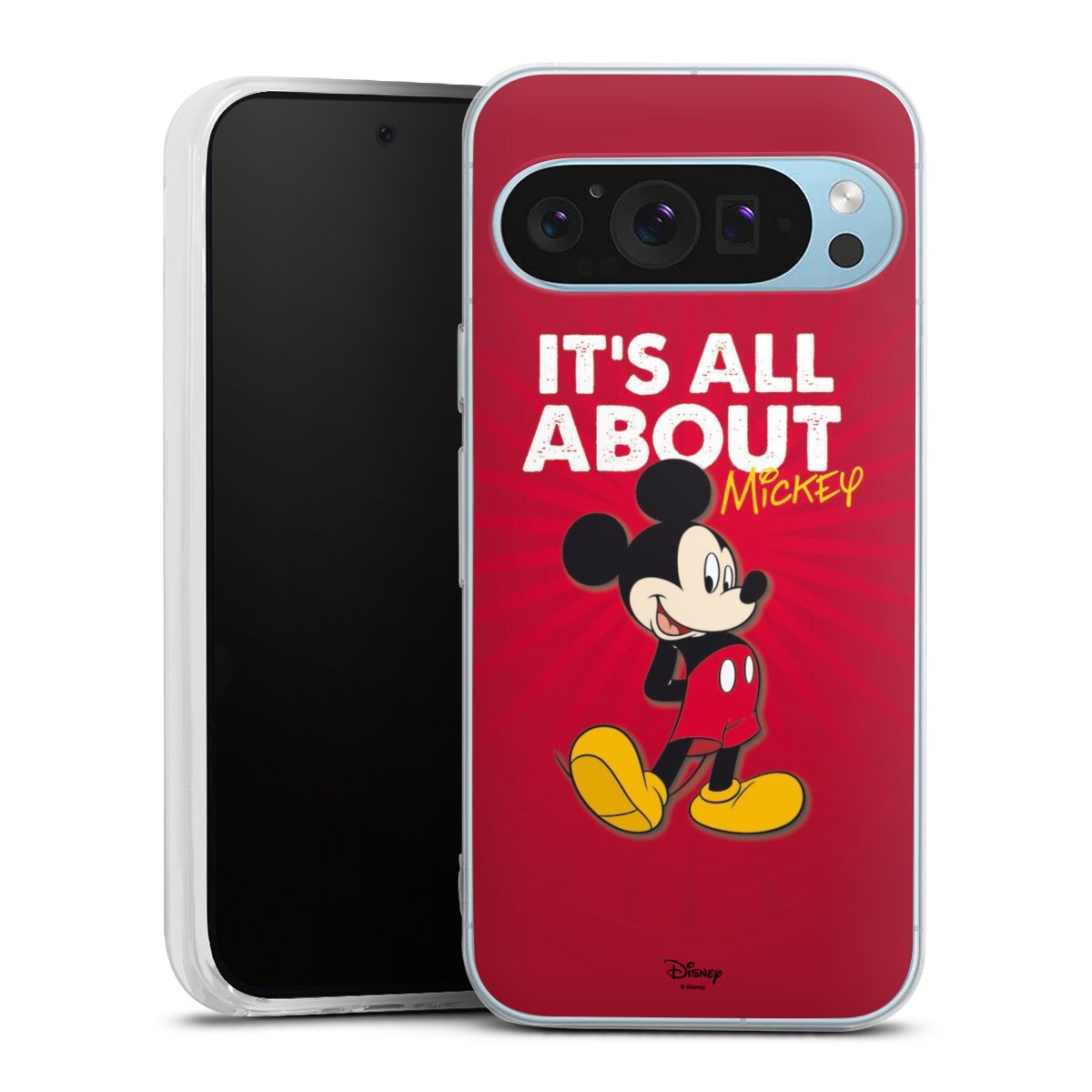 Google Pixel 9 Handy Silikon Hülle Case transparent Handyhülle Mouse Disney Official Licensed Product Silikon Case