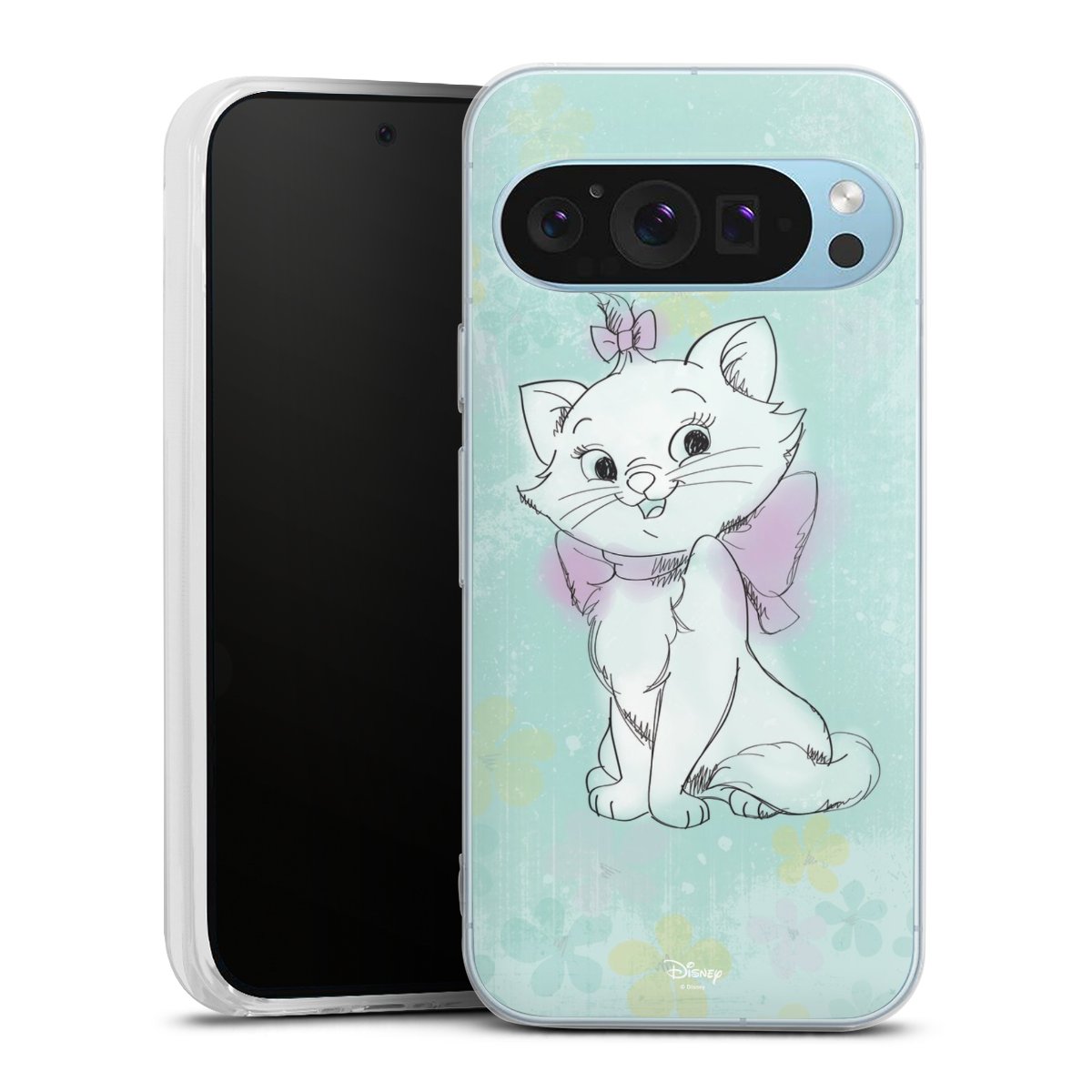 Google Pixel 9 Handy Silikon Hülle Case transparent Handyhülle Aristocats Mary Disney Official Licensed Product Silikon Case