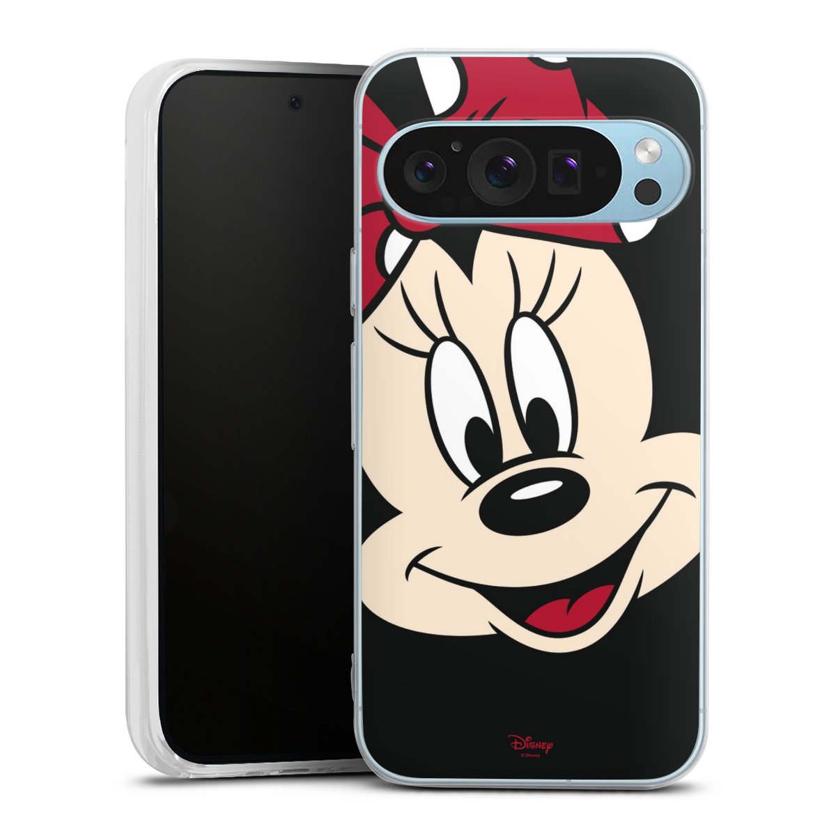 Google Pixel 9 Handy Silikon Hülle Case transparent Handyhülle Minnie Mouse Official Licensed Product Disney Silikon Case