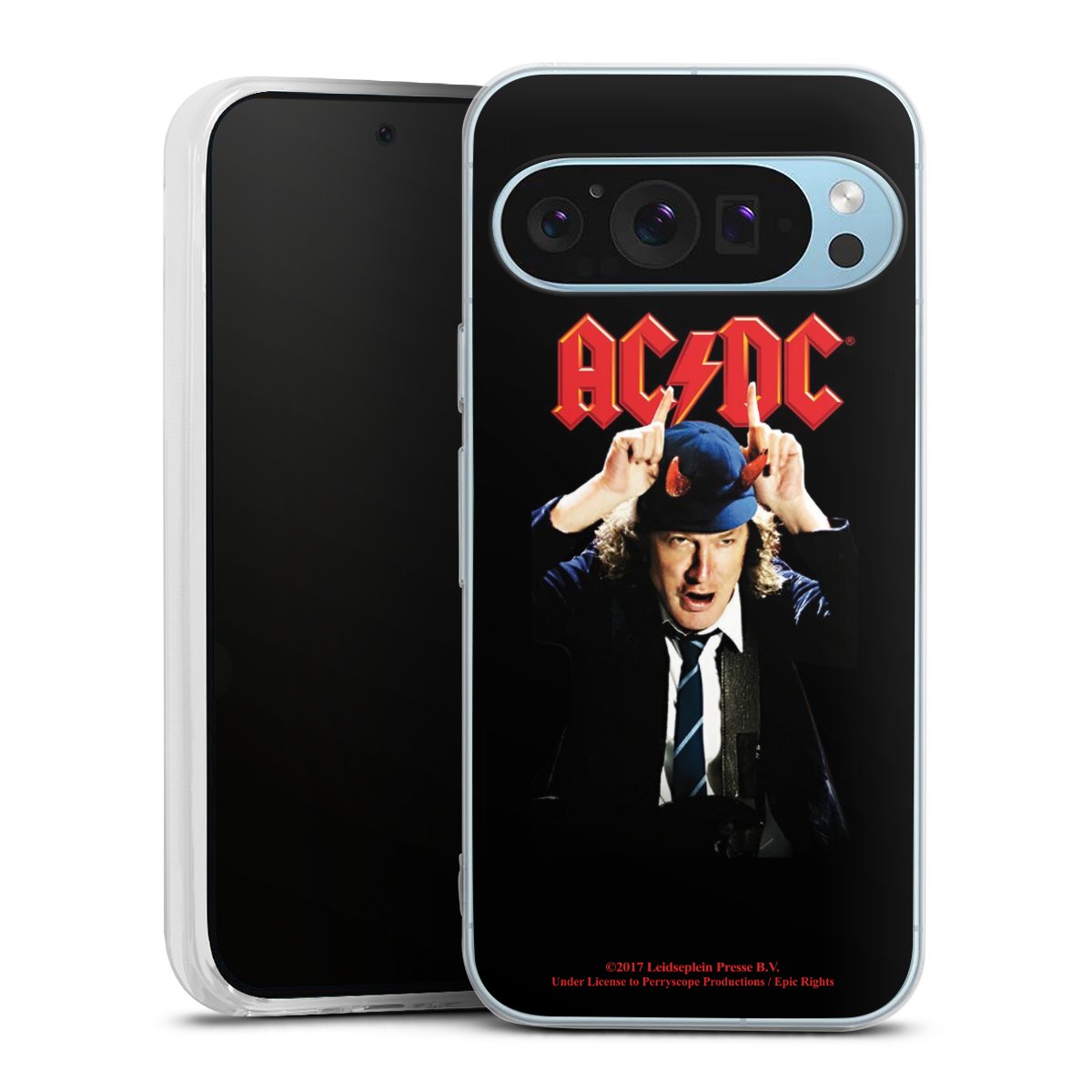 Google Pixel 9 Handy Silikon Hülle Case transparent Handyhülle Merchandise Acdc Riverplate Silikon Case