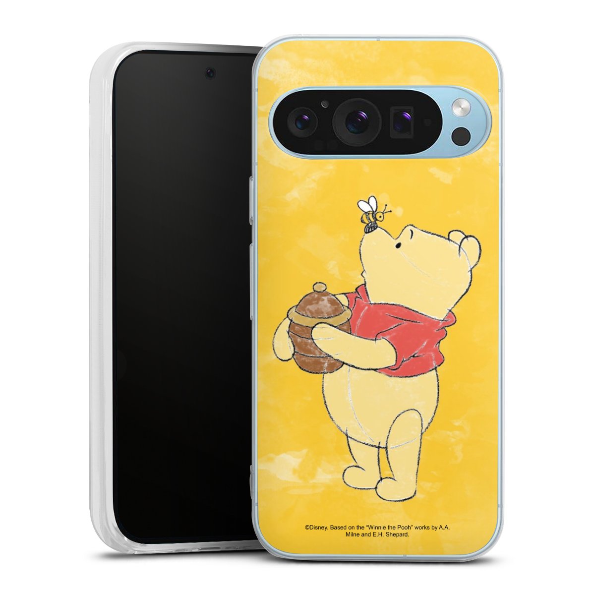 Google Pixel 9 Handy Silikon Hülle Case transparent Handyhülle Official Licensed Product Winnie The Pooh Disney Silikon Case