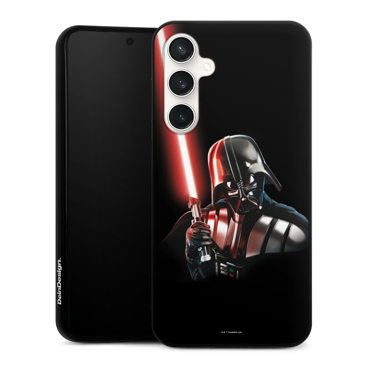 Galaxy S23 FE Handy Silikon Hülle Case schwarz Handyhülle Star Wars Merchandise Darth Vader