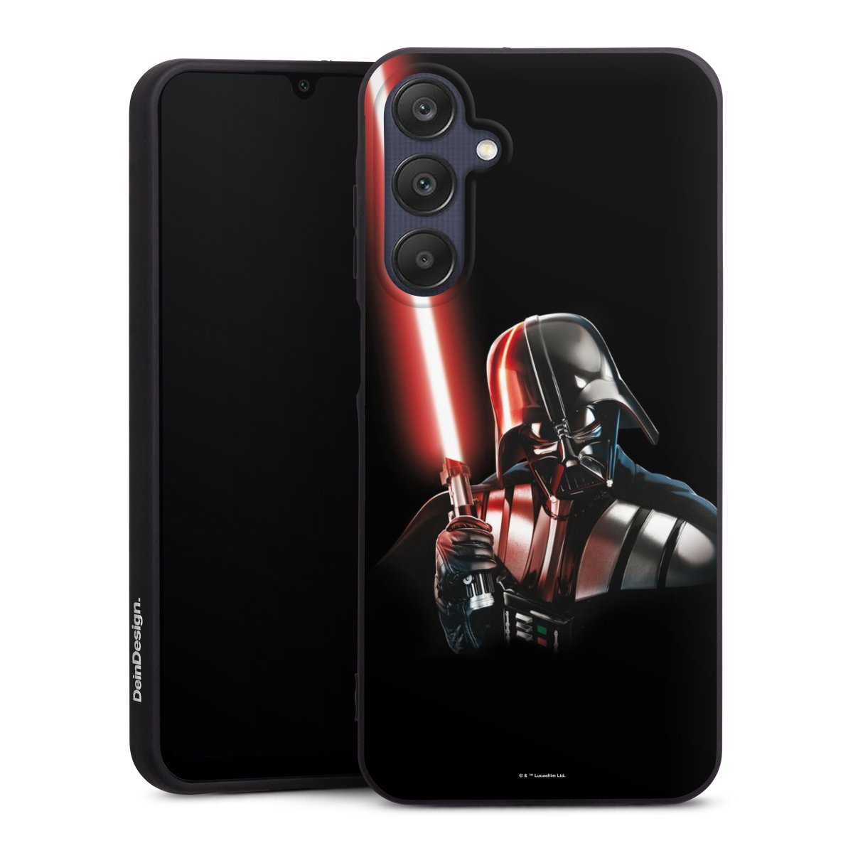 Galaxy A25 5G Handy Premium Silikon Hülle Handyhülle schwarz Case Star Wars Merchandise Darth Vader Silikon Premium Case