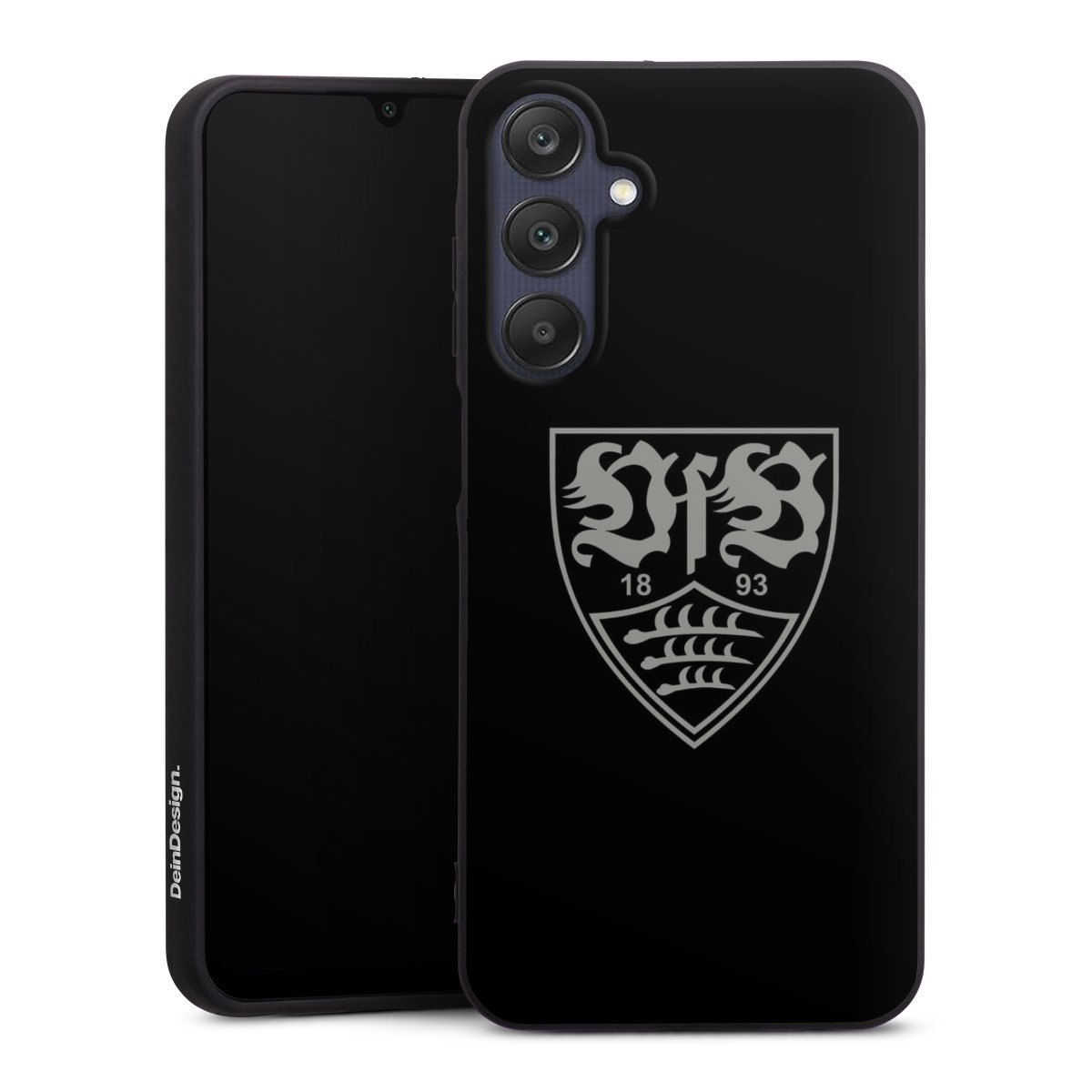 Galaxy A25 5G Handy Premium Silikon Hülle Handyhülle schwarz Case Official Licensed Product Vfb Stuttgart Silikon Premium Case