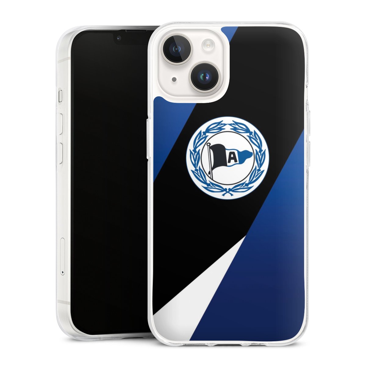 iPhone 14 Handy Silikon Hülle Case transparent Handyhülle Official Licensed Product Arminia Bielefeld Dsc Silikon Case