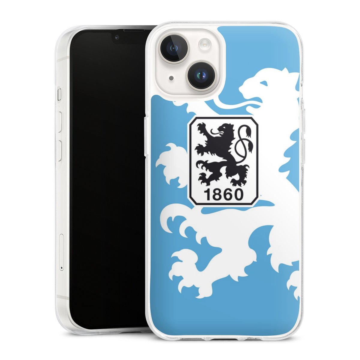 iPhone 14 Handy Silikon Hülle Case transparent Handyhülle Coat Of Arms Official Licensed Product Silikon Case