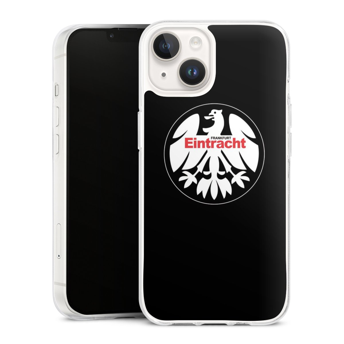 iPhone 14 Handy Silikon Hülle Case transparent Handyhülle Official Licensed Product Eintracht Frankfurt Sge Silikon Case