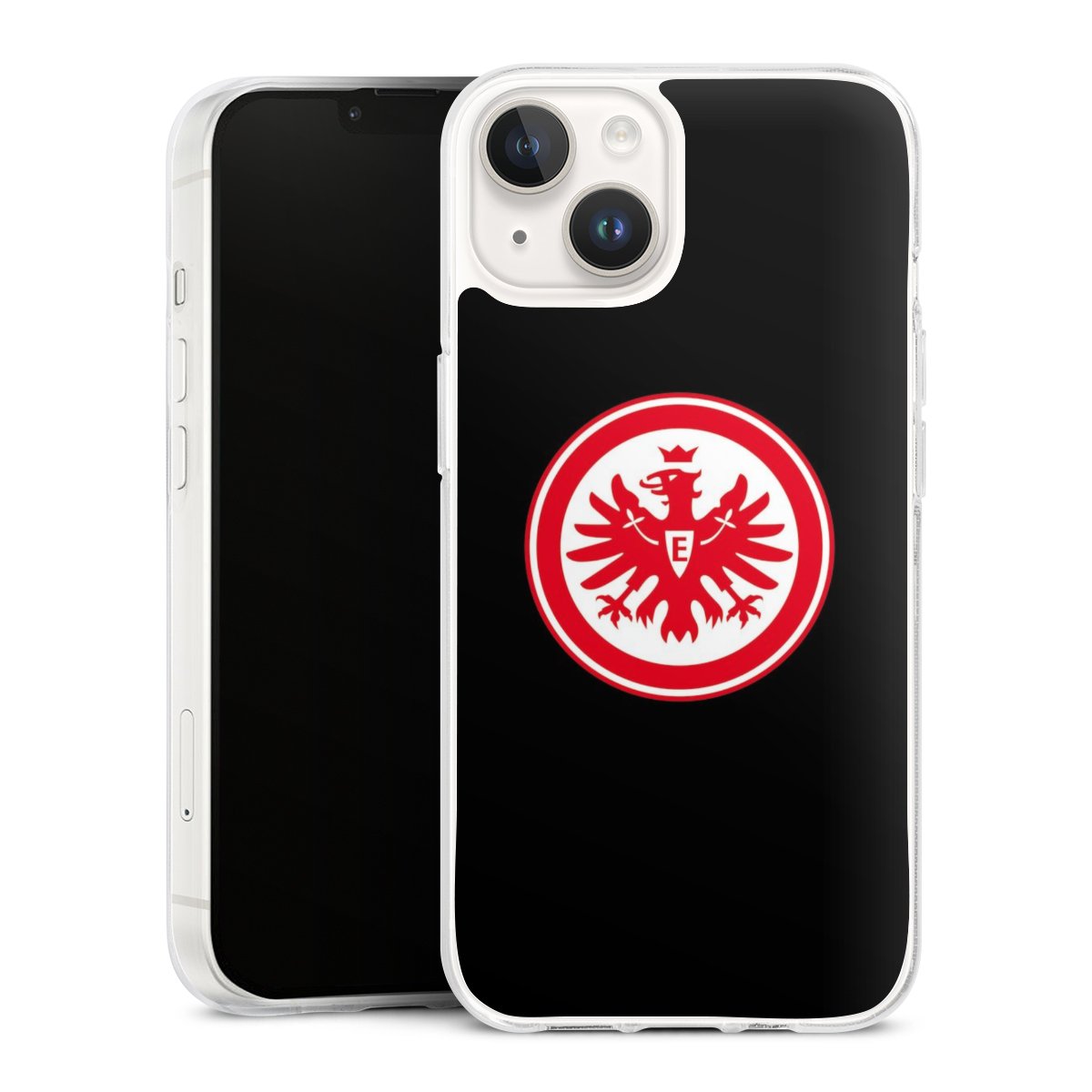 iPhone 14 Handy Silikon Hülle Case transparent Handyhülle Eintracht Frankfurt Sge Eagle Silikon Case