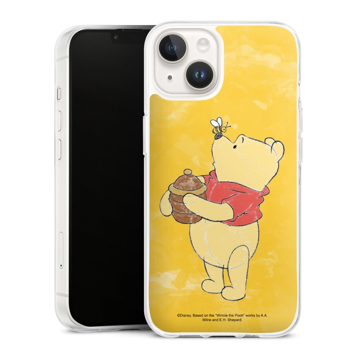 iPhone 14 Handy Silikon Hülle Case transparent Handyhülle Official Licensed Product Winnie The Pooh Disney Silikon Case