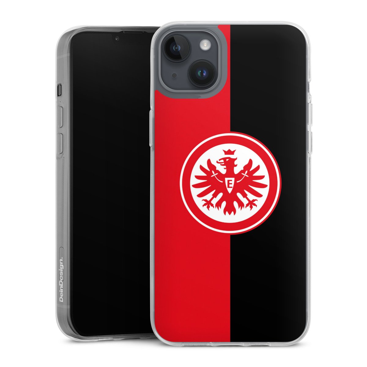 iPhone 14 Plus Handy Silikon Hülle Case transparent Handyhülle Official Licensed Product Eintracht Frankfurt Sge Silikon Case