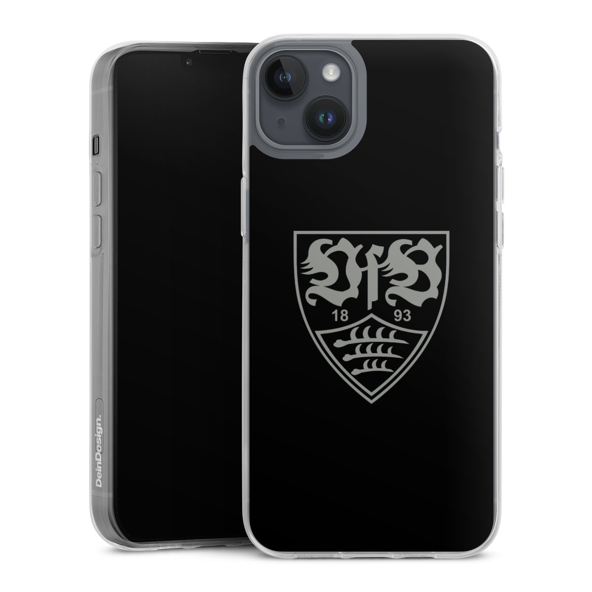 iPhone 14 Plus Handy Silikon Hülle Case transparent Handyhülle Official Licensed Product Vfb Stuttgart Silikon Case