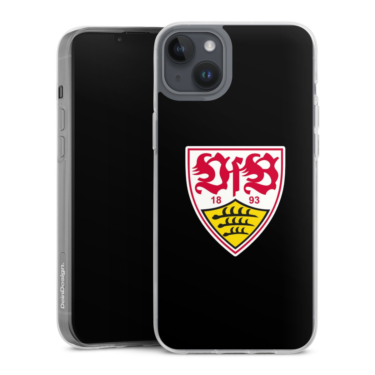 iPhone 14 Plus Handy Silikon Hülle Case transparent Handyhülle Vfb Stuttgart Official Licensed Product Coat Of Arms Silikon Case