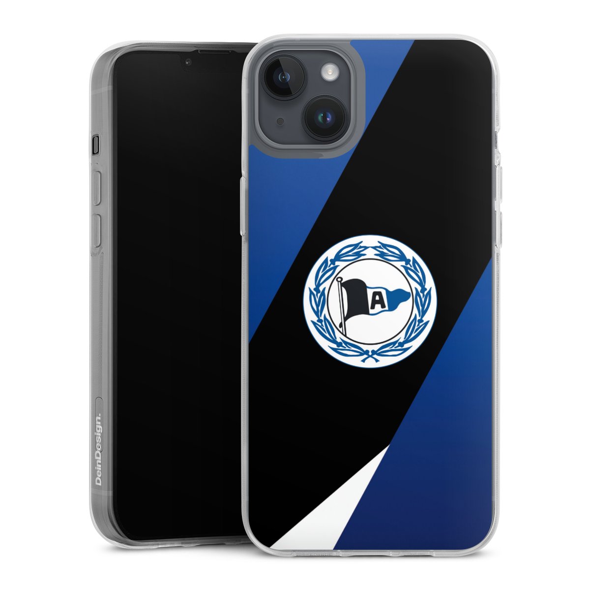 iPhone 14 Plus Handy Silikon Hülle Case transparent Handyhülle Official Licensed Product Arminia Bielefeld Dsc Silikon Case