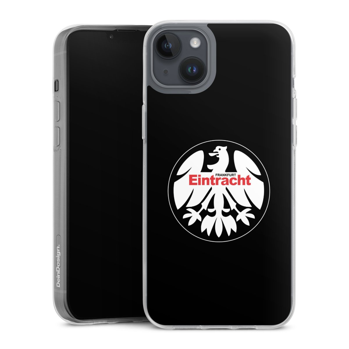 iPhone 14 Plus Handy Silikon Hülle Case transparent Handyhülle Official Licensed Product Eintracht Frankfurt Sge Silikon Case