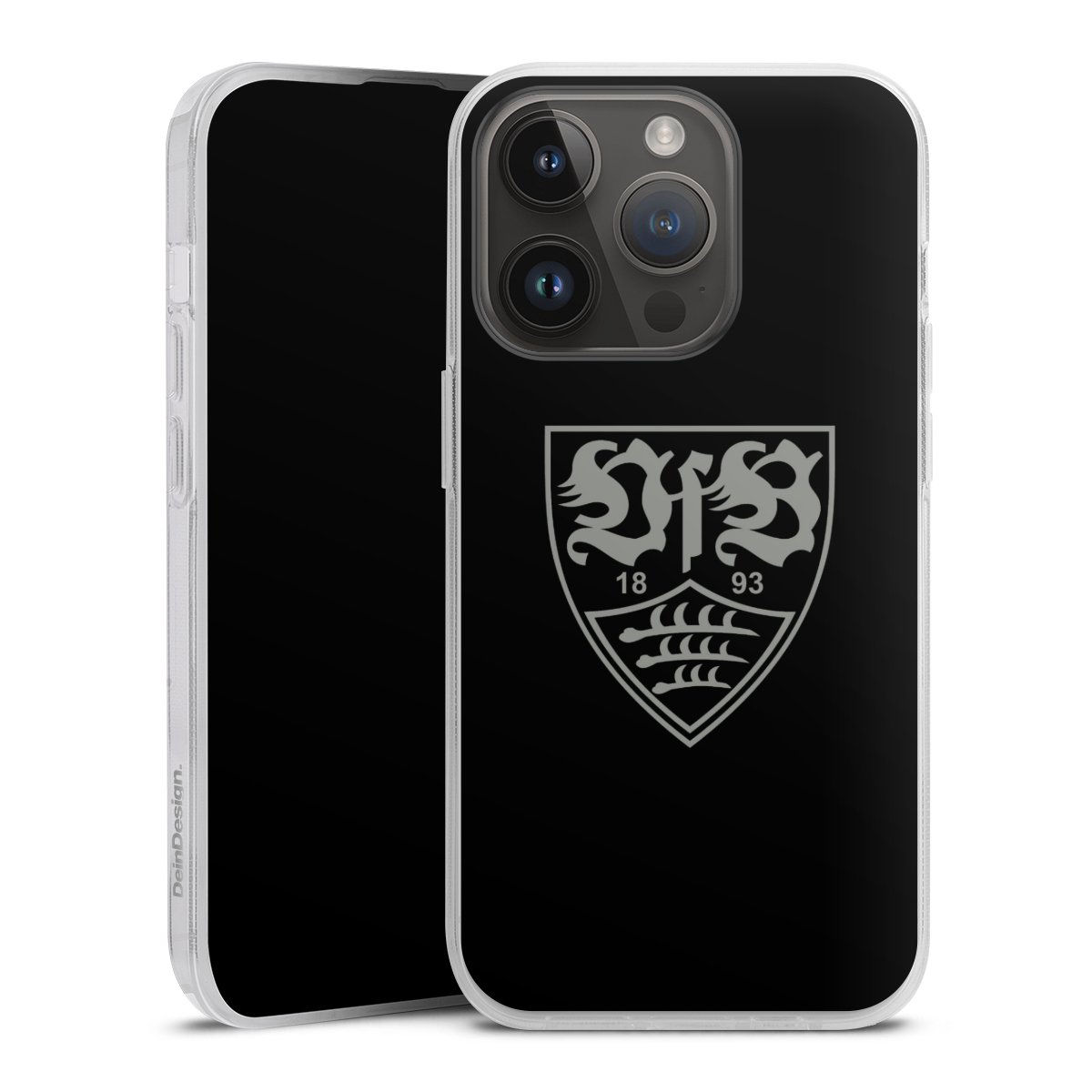 iPhone 14 Pro Handy Silikon Hülle Case transparent Handyhülle Official Licensed Product Vfb Stuttgart Silikon Case