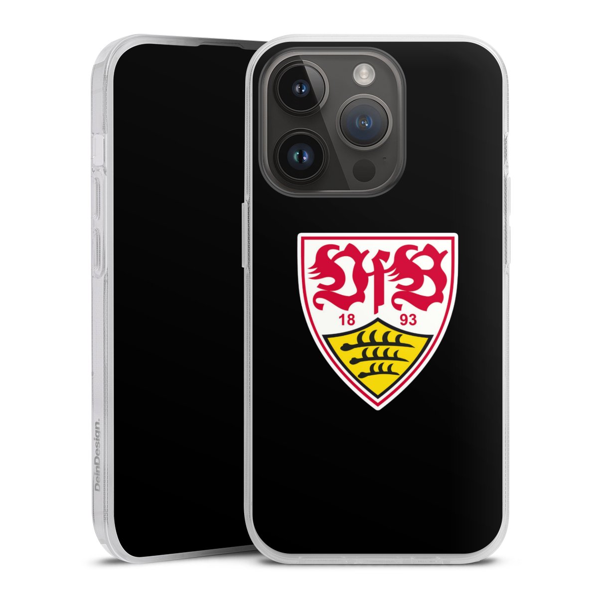 iPhone 14 Pro Handy Silikon Hülle Case transparent Handyhülle Vfb Stuttgart Official Licensed Product Coat Of Arms Silikon Case