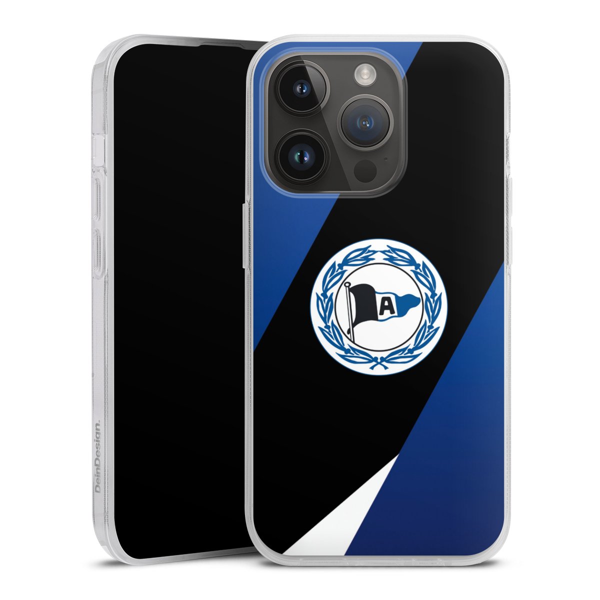 iPhone 14 Pro Handy Silikon Hülle Case transparent Handyhülle Official Licensed Product Arminia Bielefeld Dsc Silikon Case