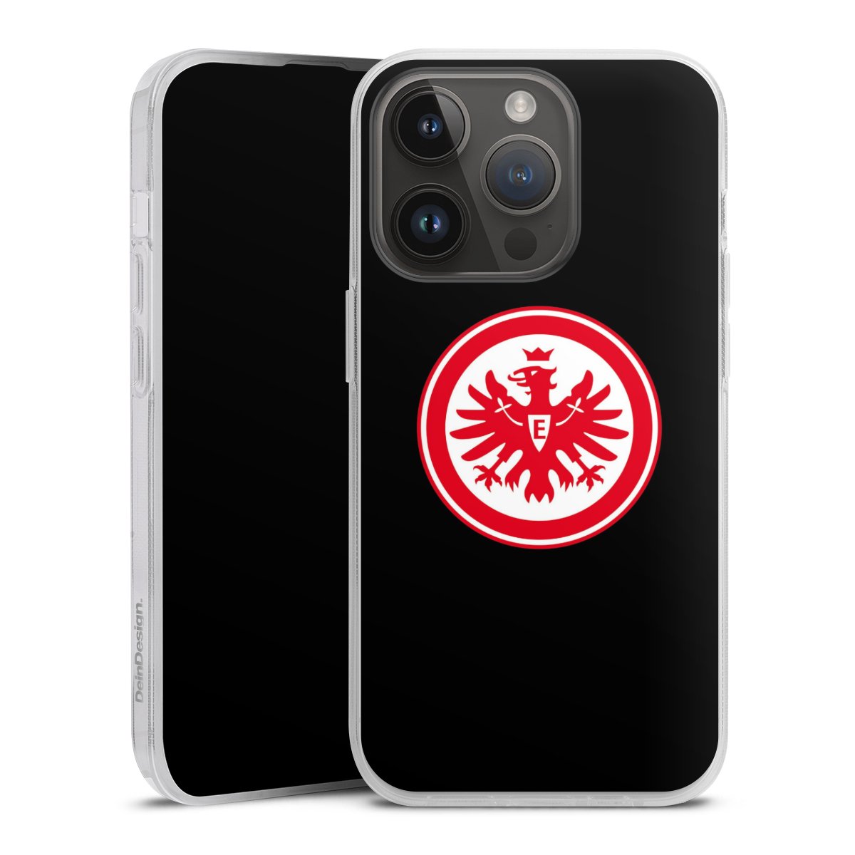 iPhone 14 Pro Handy Silikon Hülle Case transparent Handyhülle Eintracht Frankfurt Sge Eagle Silikon Case