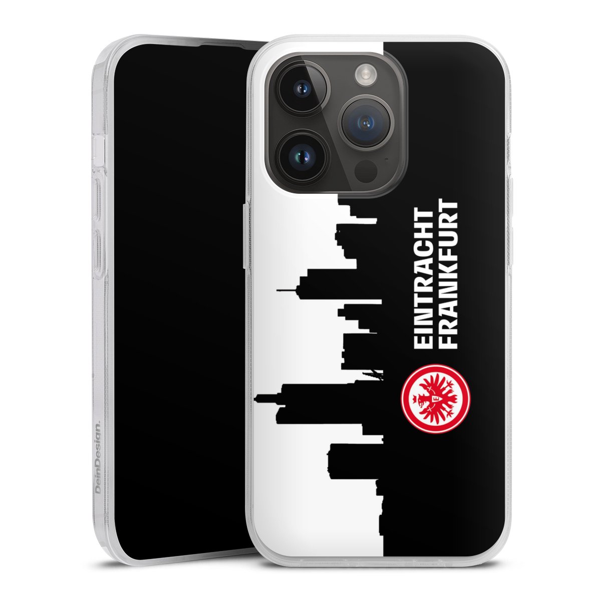 iPhone 14 Pro Handy Silikon Hülle Case transparent Handyhülle Sge Eintracht Frankfurt Official Licensed Product Silikon Case