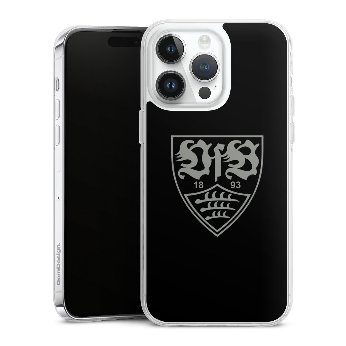 iPhone 14 Pro Max Handy Silikon Hülle Case transparent Handyhülle Official Licensed Product Vfb Stuttgart Silikon Case