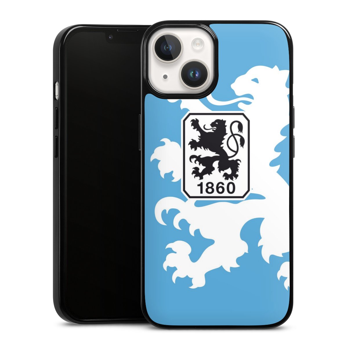 iPhone 14 Handy Silikon Hülle Case schwarz Handyhülle Coat Of Arms Official Licensed Product