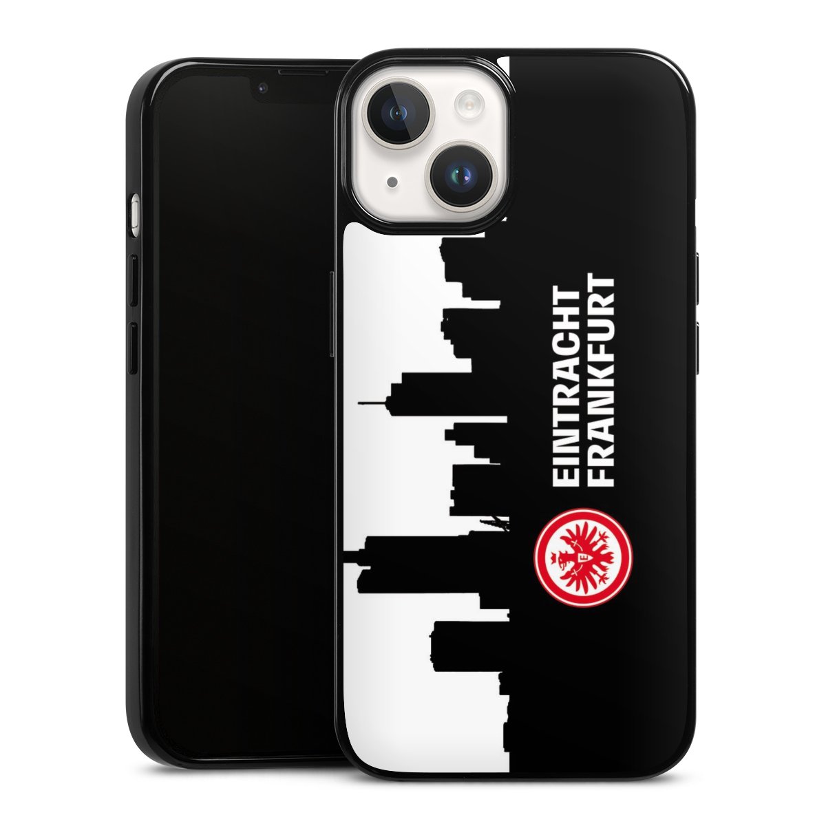 iPhone 14 Handy Silikon Hülle Case schwarz Handyhülle Sge Eintracht Frankfurt Official Licensed Product