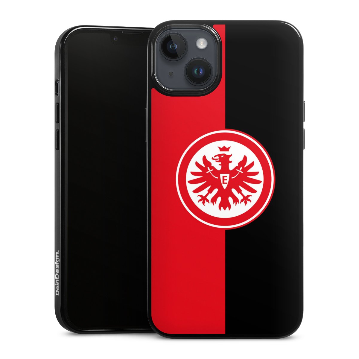 iPhone 14 Plus Handy Silikon Hülle Case schwarz Handyhülle Official Licensed Product Eintracht Frankfurt Sge