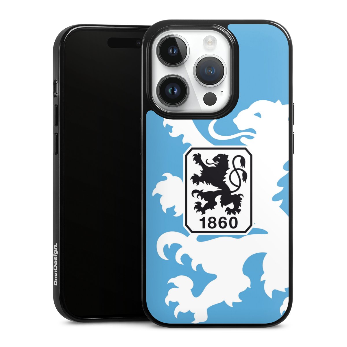 iPhone 14 Pro Handy Silikon Hülle Case schwarz Handyhülle Coat Of Arms Official Licensed Product