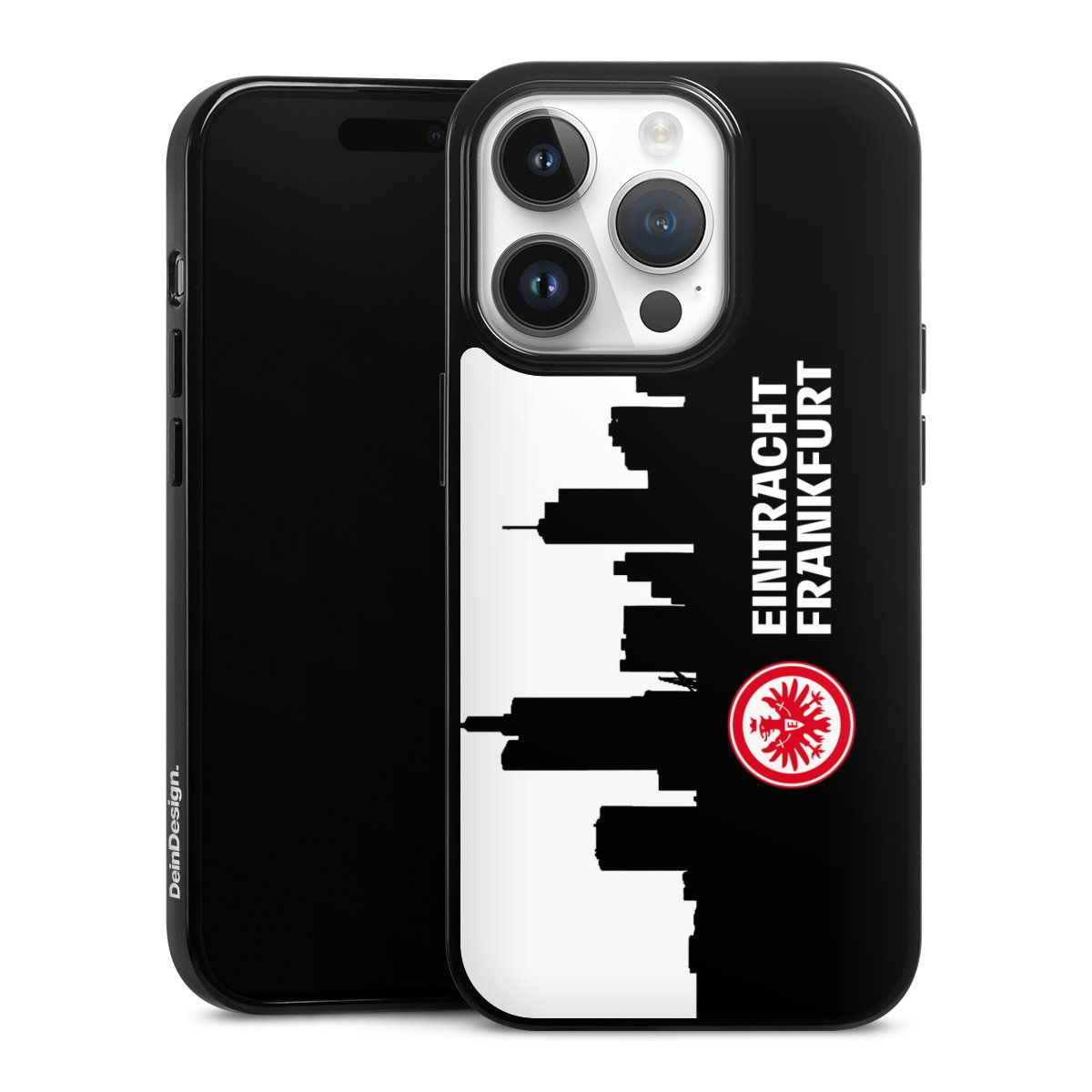 iPhone 14 Pro Handy Silikon Hülle Case schwarz Handyhülle Sge Eintracht Frankfurt Official Licensed Product