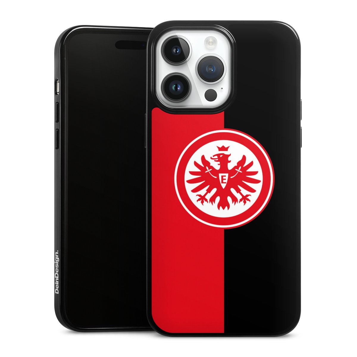 iPhone 14 Pro Max Handy Silikon Hülle Case schwarz Handyhülle Official Licensed Product Eintracht Frankfurt Sge