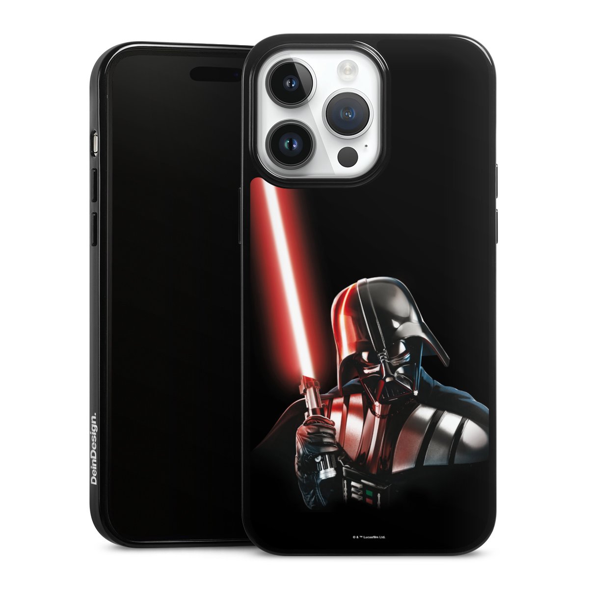 iPhone 14 Pro Max Handy Silikon Hülle Case schwarz Handyhülle Star Wars Merchandise Darth Vader