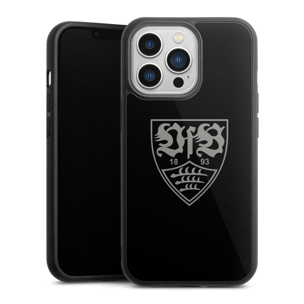 iPhone 13 Pro Handy Gallery Case Handyhülle 9H Gehärtetes Glas Rückseite Hülle Official Licensed Product Vfb Stuttgart Gallery Case