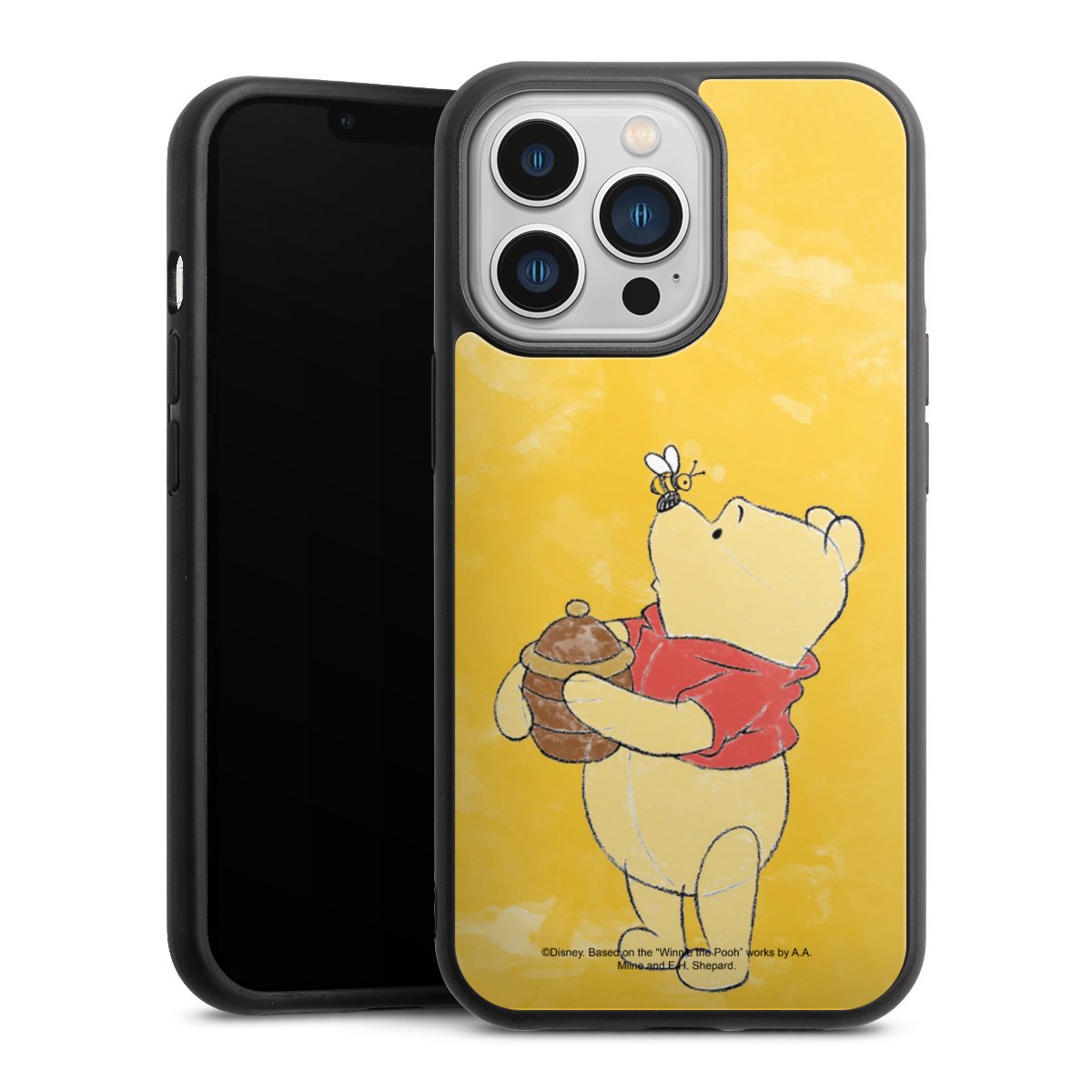 iPhone 13 Pro Handy Gallery Case Handyhülle 9H Gehärtetes Glas Rückseite Hülle Official Licensed Product Winnie The Pooh Disney Gallery Case